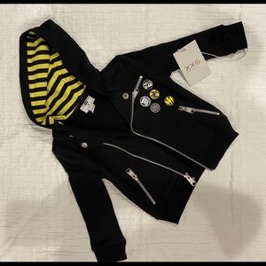2 piece Harajuku mini shirt/jacket combo